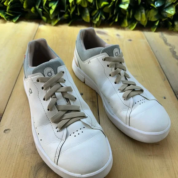 On Running The Roger Advantage White Rose Womens 8 Tennis Shoe Sneaker - Picture 5 of 10